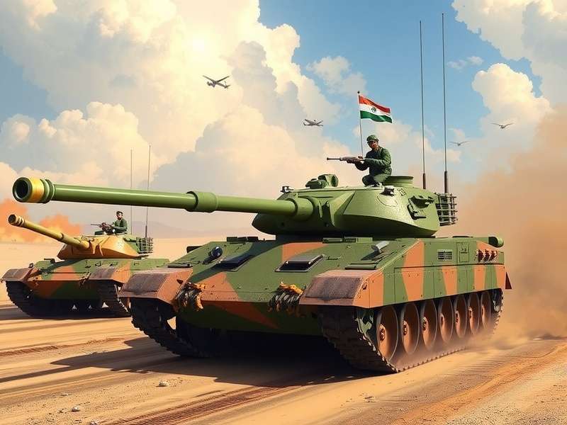Arjun MBT and Vijayanta Tanks in Action Indian Tanks in Armored Assault