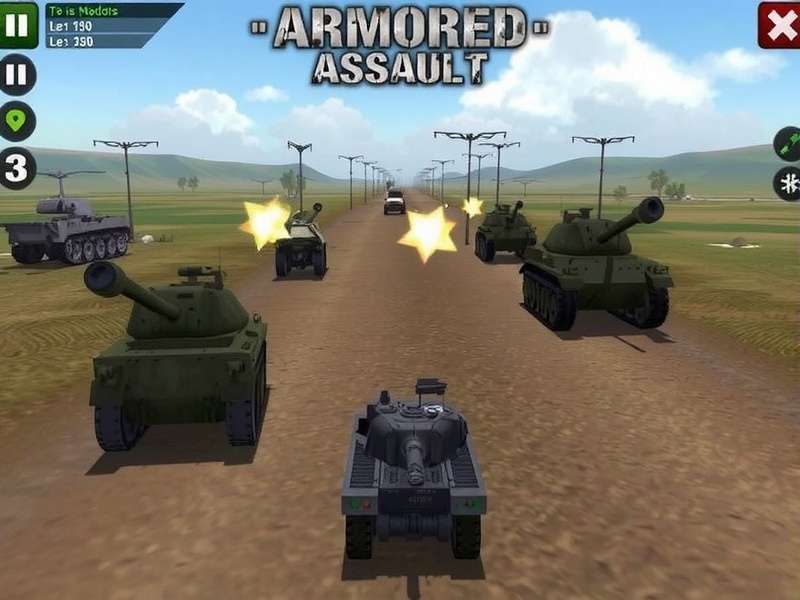 Intense Tank Battles in Armored Assault Armored Assault Gameplay Screenshot
